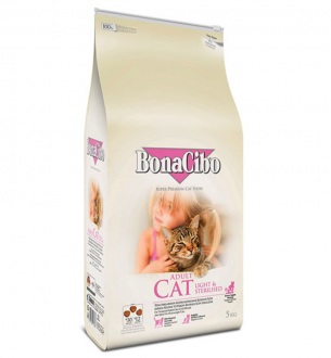 BonaCibo Adult Light Sterilised 5 kg Kedi Maması kullananlar yorumlar